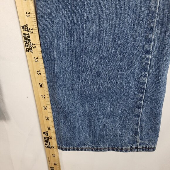 Old Navy Famous Jeans Boot Cut Jeans Men's 36x33 Light Wash Semi-Evase - Picture 4 of 6